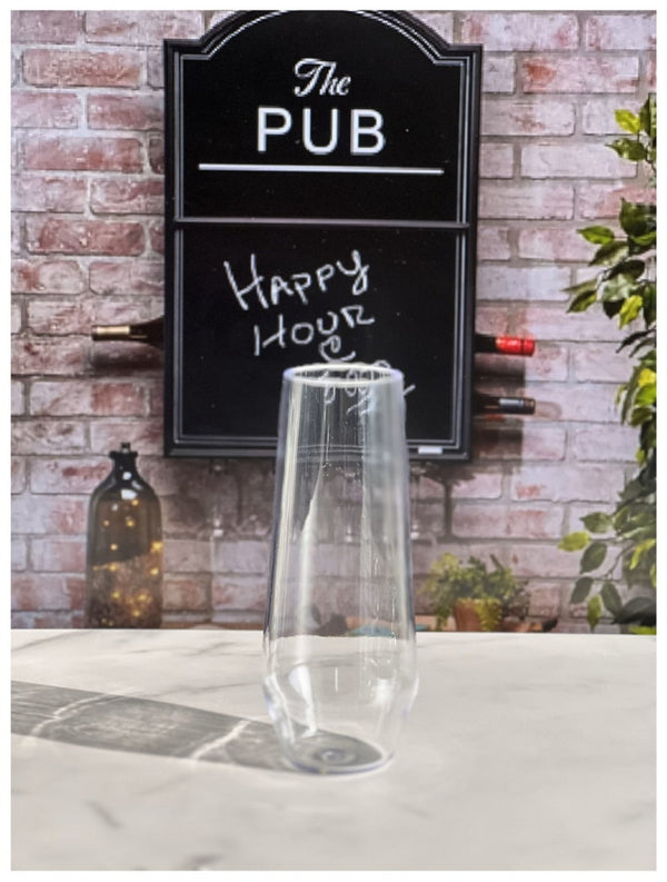 English Elm Tritan Unbreakable Champagne Flutes Set Of 4 (9Oz) - Elegant, Durable Plastic Glasses For Celebrations B095120365-GIGA