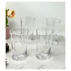 English Elm Oval Halo Tritan Glasses Set Of 4, 15Oz Shatterproof Drinkware For Stylish Entertaining & Safety B095120342-GIGA
