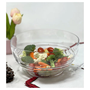 English Elm Swirl Acrylic Serving Bowls – Unbreakable, Elegant, Bpa-Free Dishware For Salads, Soups & Snacks B095120317-GIGA