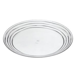 English Elm Designer Swirl 12" Acrylic Dinner Plates Set Of 4 - Elegant, Durable, Bpa-Free, Dishwasher Safe For All Occasions B095120318