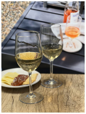 English Elm Plastic Wine Glasses Set Of 4 - Unbreakable 12Oz Tritan Stemmed Glasses For Any Occasion! B095120367-GIGA