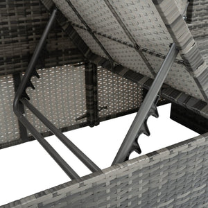 English Elm Patio 5-Piece Pe Wicker Furniture Set With Lift-Top Coffee Table For Ultimate Outdoor Comfort & Style W1703S00004-GIGA