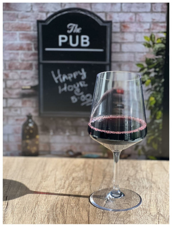 English Elm Plastic Wine Glasses Set Of 4 - Unbreakable, Bpa-Free Tritan Drinkware For Indoor & Outdoor Events B095120360-GIGA