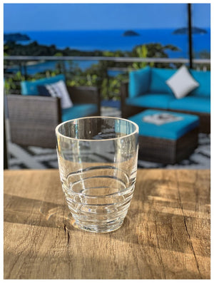 English Elm Swirl Acrylic Glasses Set Of 4 (15Oz) - Stylish, Shatterproof Drinkware For Home & Outdoor Use B095120391-GIGA