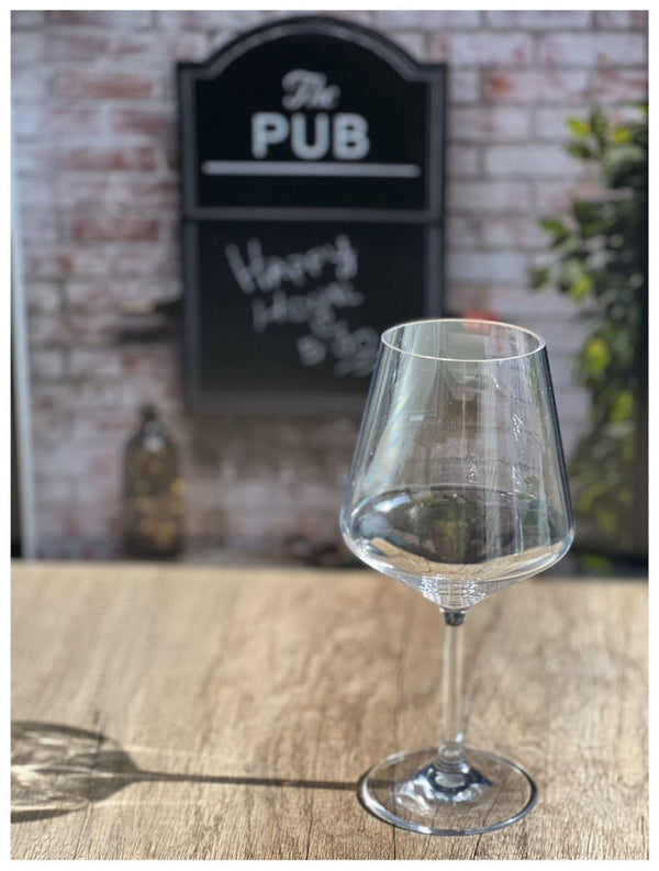 English Elm Plastic Wine Glasses Set Of 4 - Unbreakable 15Oz Tritan Stemware For Indoor & Outdoor Entertaining B095120359-GIGA