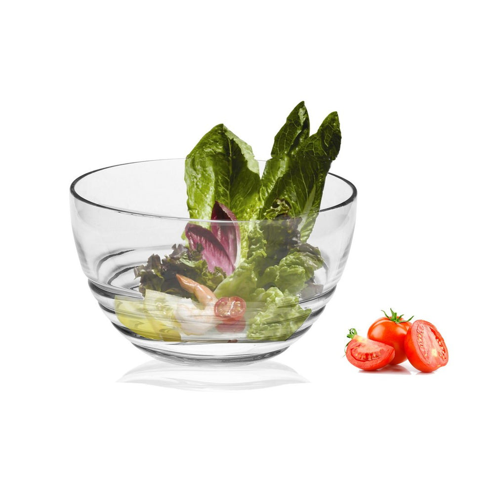 English Elm Swirl Acrylic Serving Bowls - Unbreakable Bpa-Free Design For Soups, Salads, Snacks & Easy Cleanup! B095120315-GIGA