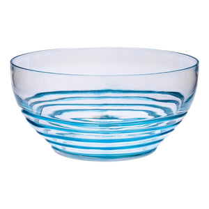 English Elm Swirl Acrylic Serving Bowls - Unbreakable, Stylish, Bpa-Free Large Bowls For Salads, Soups & Snacks B095120316-GIGA