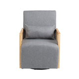 Hearth and Haven Coolmore Modern Comfortable Upholstered Accent Chair/ Linen Accent Chair For Living Room, Bedroom W395109195