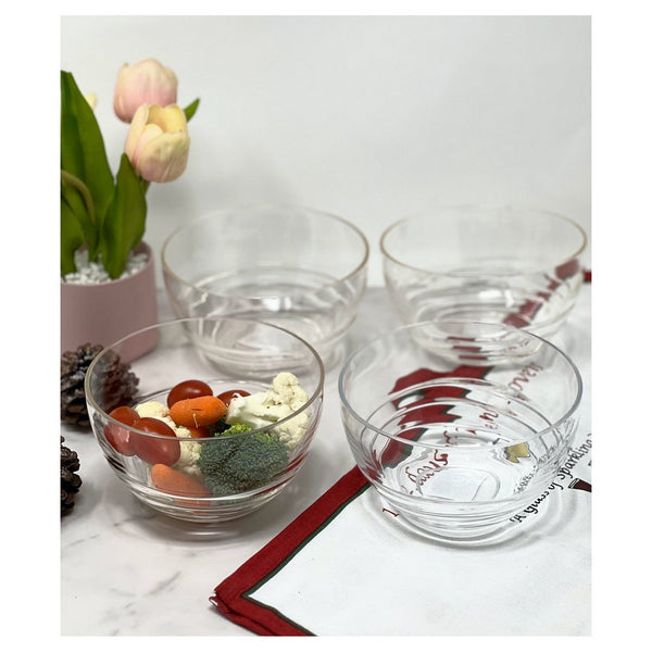 English Elm Swirl Acrylic Serving Bowls - Unbreakable Bpa-Free Design For Soups, Salads, Snacks & Easy Cleanup! B095120315-GIGA