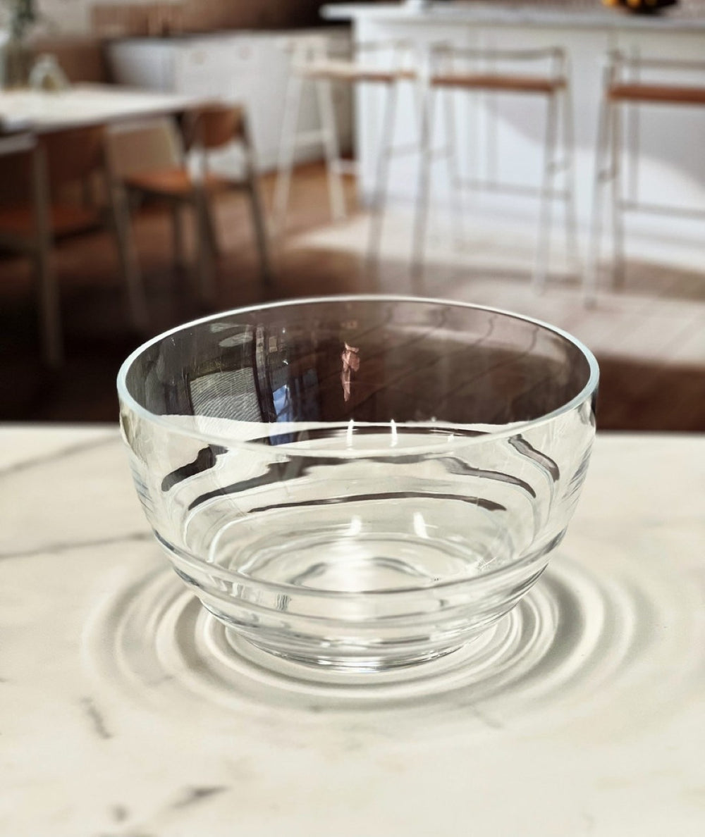 English Elm Swirl Acrylic Serving Bowls - Unbreakable Bpa-Free Design For Soups, Salads, Snacks & Easy Cleanup! B095120315-GIGA