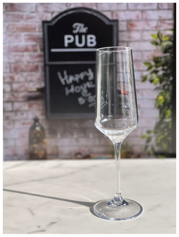 English Elm Tritan Unbreakable Champagne Flutes Set Of 4, 10Oz - Elegant Plastic Glasses For Weddings & Parties B095120362-GIGA