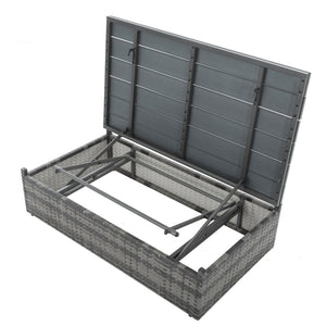 English Elm Patio 5-Piece Pe Wicker Furniture Set With Lift-Top Coffee Table For Ultimate Outdoor Comfort & Style W1703S00004-GIGA