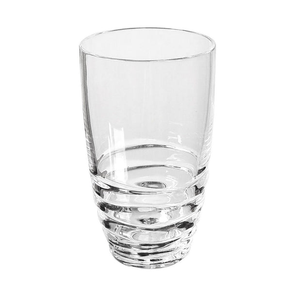 English Elm Swirl Acrylic Tumblers Set Of 4, 20Oz Shatterproof Drinkware, Stylish Bpa-Free Cocktail Glasses B095120393-GIGA