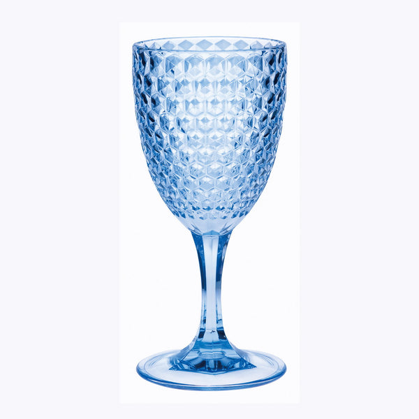 English Elm Diamond Cut Acrylic Wine Glasses Set Of 4 – Unbreakable, Bpa-Free, Elegant For Any Occasion! B095120379