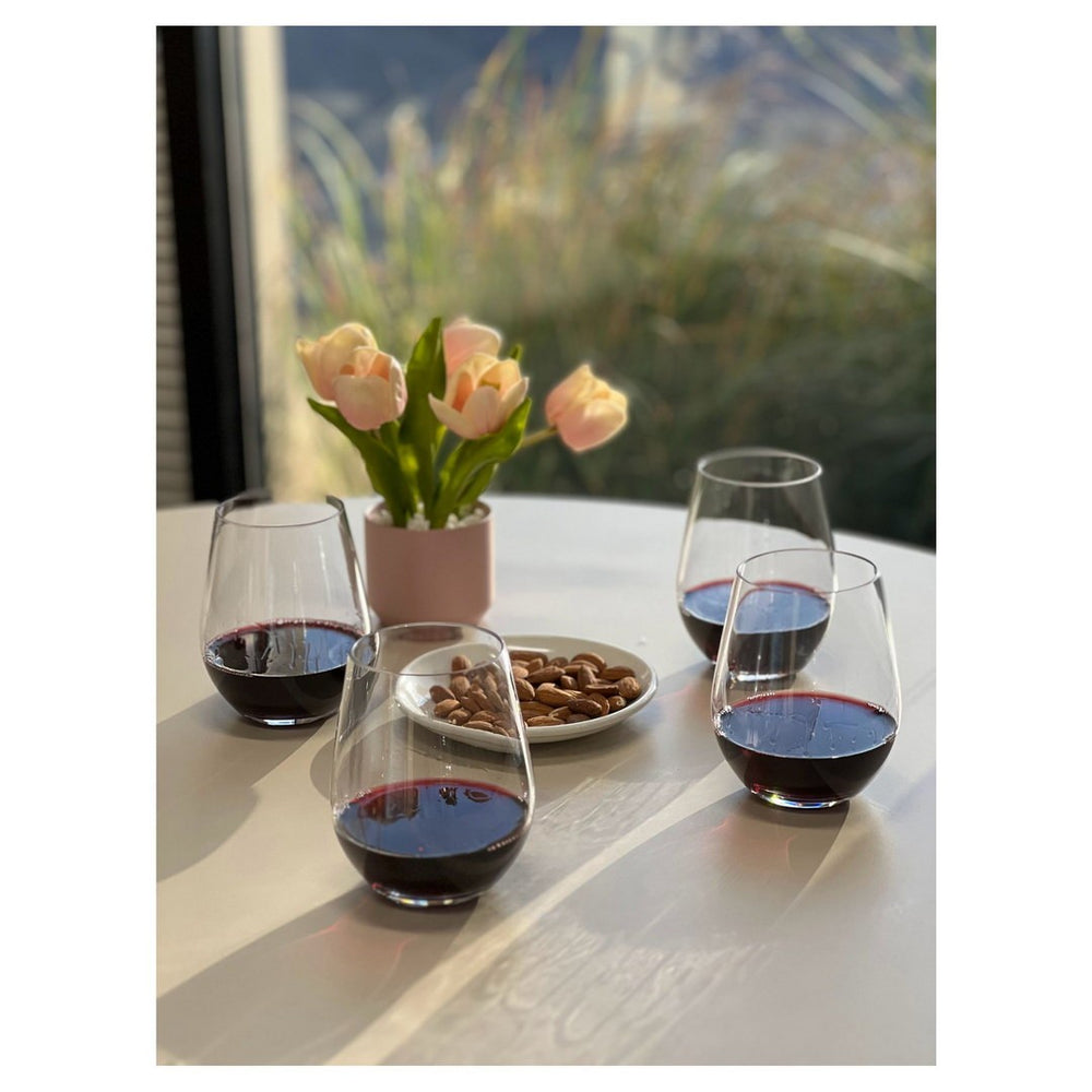 English Elm Oval Halo Tritan Hi-Ball Glasses Set Of 4 - 20Oz Shatter-Resistant Tumblers, Bpa-Free Drinkware B095120358-GIGA