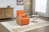 Coolmore Modern Comfortable Upholstered Accent Chair/ Linen Accent Chair For Living Room, Bedroom