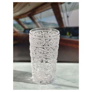 English Elm Paisley Acrylic Hi-Ball Glass Set Of 4 | Durable, Bpa-Free Drinkware For Effortless Entertaining! B095120384-GIGA