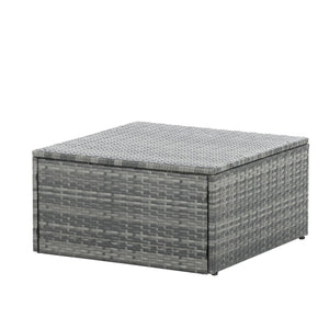 English Elm Patio 5-Piece Pe Wicker Furniture Set With Lift-Top Coffee Table For Ultimate Outdoor Comfort & Style W1703S00004-GIGA