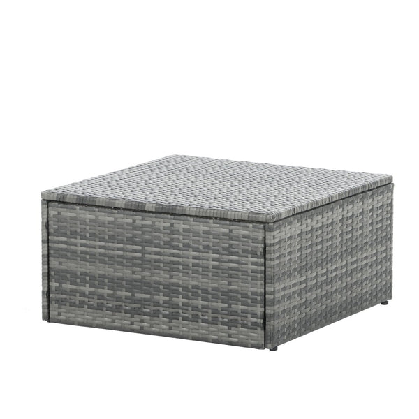 English Elm Patio 5-Piece Pe Wicker Furniture Set With Lift-Top Coffee Table For Ultimate Outdoor Comfort & Style W1703S00004-GIGA