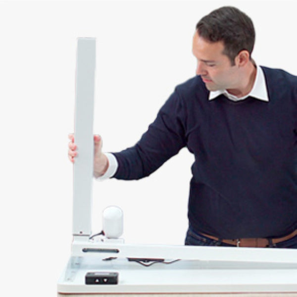 English Elm Whole Surface Electric Sit Stand Desk with Whisper Quiet Lift for Home Office B082119963