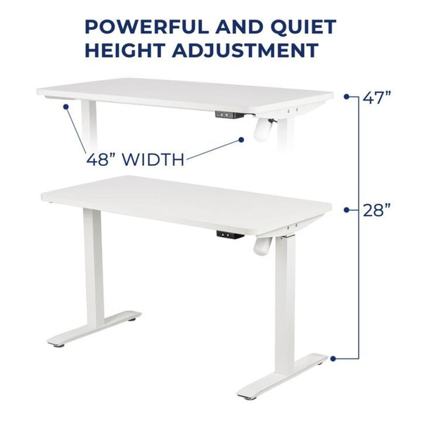 English Elm Whole Surface Electric Sit Stand Desk with Whisper Quiet Lift for Home Office B082119963