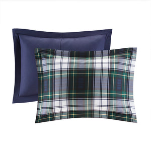 English Elm King/Cal King Parkston 3M Scotchgard Plaid Comforter Set – Moisture-Wicking, Antimicrobial OEKO-TEX, Ultra-Soft 6D Fill B03595029