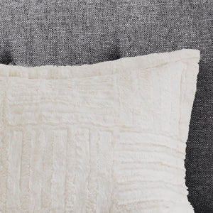 English Elm Twin Arctic Faux Fur Down Alternative Comforter Mini Set - Checkboard Plush, OEKO-TEX, Machine Washable, Cozy 63x86" B03595030