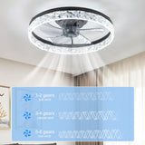 English Elm Ceiling Fan With Lights Dimmable Led