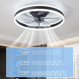 English Elm Ceiling Fan With Lights Dimmable Led