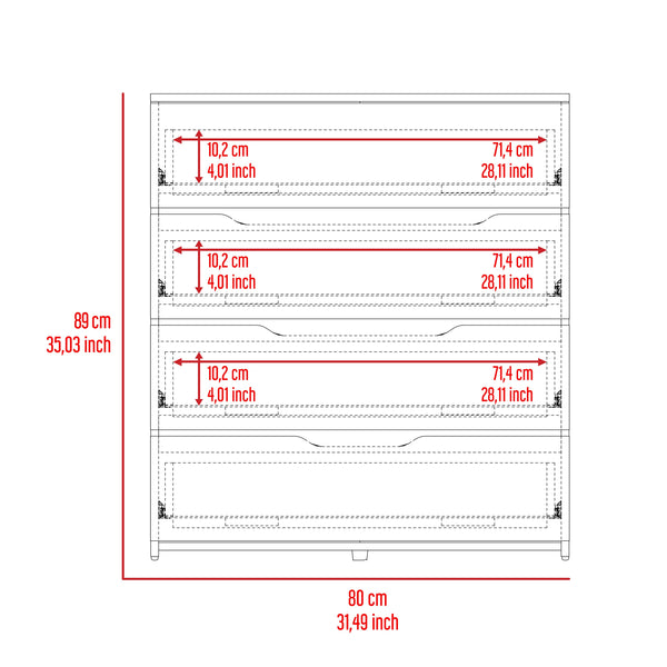 English Elm 2 London Armoire & Aralia Dresser Set in Black/Light Oak — RTA Particle Board, Easy Interlock, Pre-Drilled, Durable Finish B097S00054