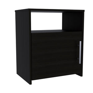 English Elm 3 Piece Bedroom Set with Baltimore Shoe Rack & 2 Omaha Nightstands, Black – Easy Assemble, Durable Finish B0200S00247