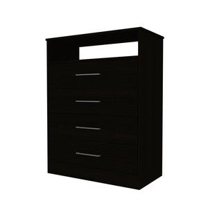 English Elm 2 Piece Bedroom Set Kairo & Capri Dressers Black - Durable Particle Board, Easy Interlock Assembly, Pre-Drilled Holes, Clear Guides B0200S00233