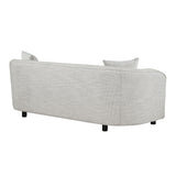 English Elm 3 Seater Sofa Comfy Sofa For Living Room, Bouclé Couch Grey