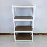 Hearth and Haven Zinc Storage Rack with 4 Adjustable Shelves, White W1790120824