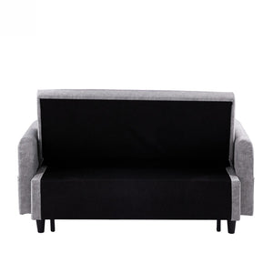 English Elm Sku Convertible Sleeper Sofa with Storage Drawer Ottoman Usb Ports Studio Ready N719P185195E