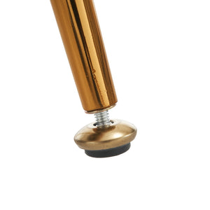 English Elm Set Of 4 Stylish Beige Teddy Fabric Bar Stools - Modern Metal Base For Kitchen & Dining Comfort W1901P178306-GIGA