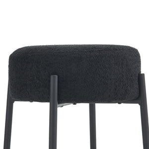 English Elm 30" Tall High Bar Stools Set Of 2 - Sleek Upholstered Seating For Kitchens, Cafés & Modern Bars W1901112450