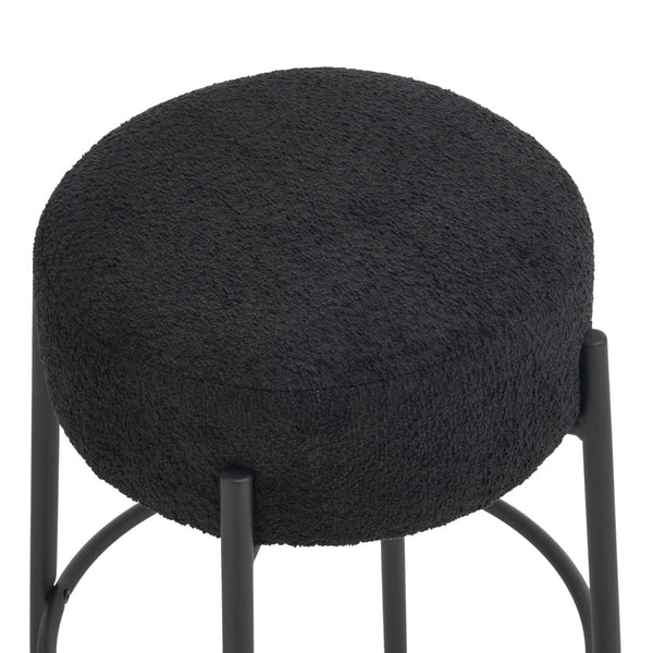 English Elm 30" Tall High Bar Stools Set Of 2 - Sleek Upholstered Seating For Kitchens, Cafés & Modern Bars W1901112450