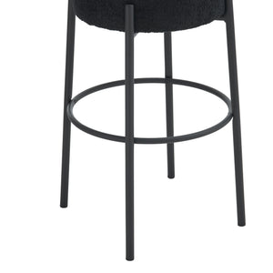 English Elm 30" Tall High Bar Stools Set Of 2 - Sleek Upholstered Seating For Kitchens, Cafés & Modern Bars W1901112450