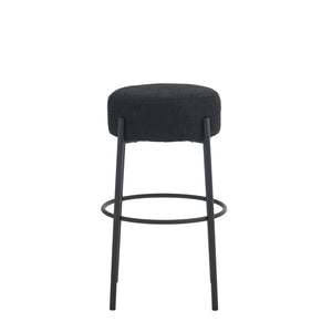 English Elm 30" Tall High Bar Stools Set Of 2 - Sleek Upholstered Seating For Kitchens, Cafés & Modern Bars W1901112450