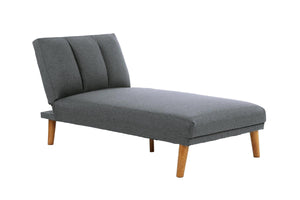 English Elm Blue Adjustable Sofa Convertible Chaise-Style Polyfiber Loveseat with Solid Wood Legs, Plush Comfort Blue+Grey 8.3 L x 31.1 W x 72 H HS00F8516-ID-AHD