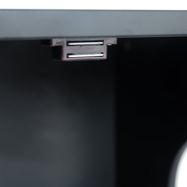 English Elm Litter Box Enclosure - Stylish Cat Furniture With Hidden Plug, Storage, And Triple-Door Access W42090255
