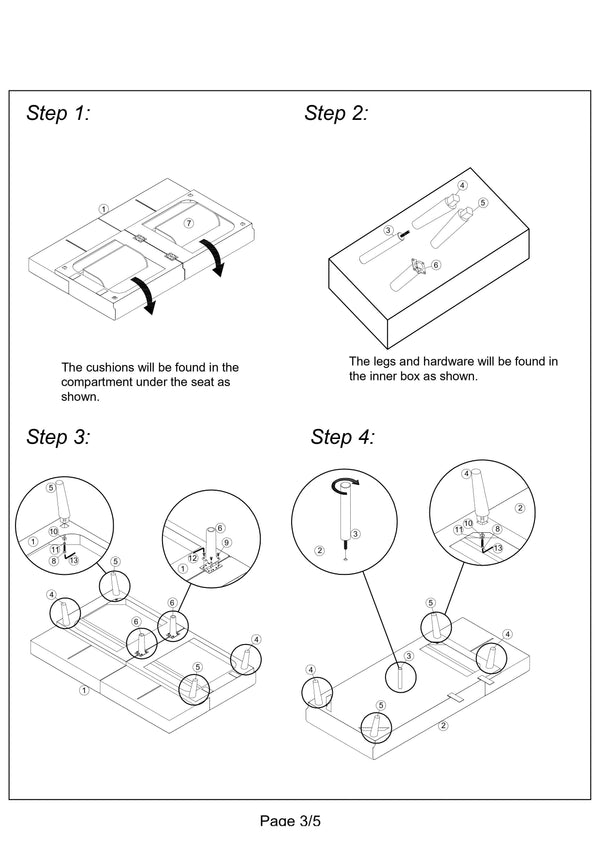 English Elm Blue Blue Grey Convertible Tufted Sofa Bed with Solid Wood Legs, Polyfiber Linen Comfort for Living Room HS00F8521-ID-AHD