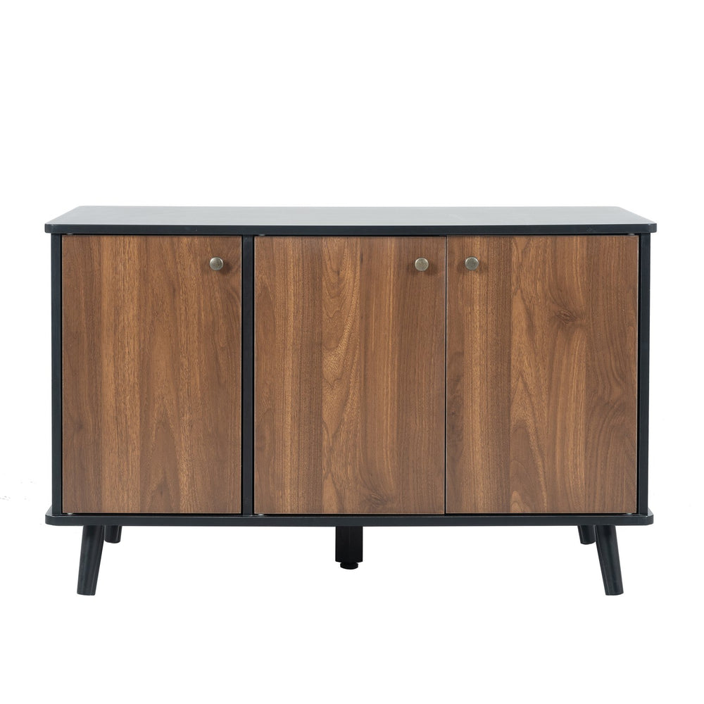 English Elm Litter Box Enclosure - Stylish Cat Furniture With Hidden Plug, Storage, And Triple-Door Access W42090255