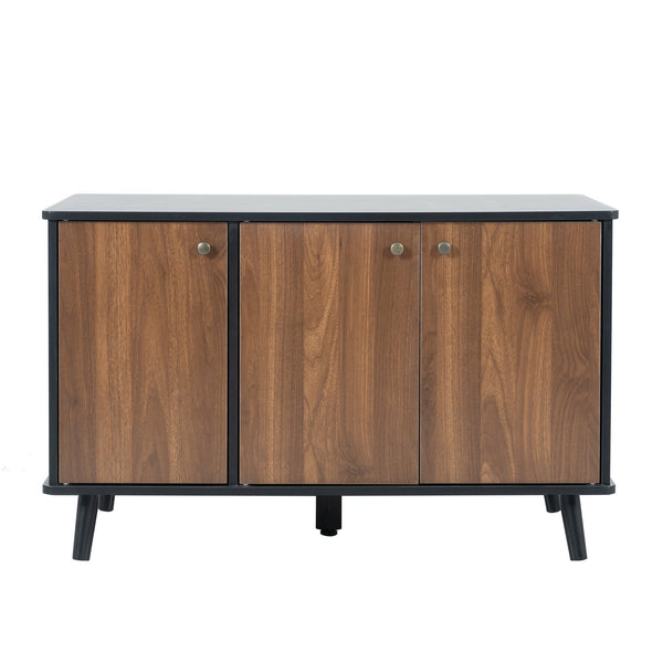 English Elm Litter Box Enclosure - Stylish Cat Furniture With Hidden Plug, Storage, And Triple-Door Access W42090255