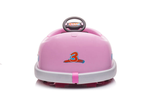 English Elm Manufacturers Kids Ride on Bumper Car with Rocking Horse Six Play Modes Rgb Lights W162078775