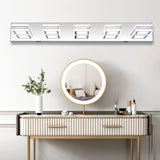 Modern Chrome Vanity Light - 5-Light LED Makeup Mirror, Rotatable Head