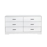 Hearth and Haven Wood Mdf Boards, 6 Drawers Dresser W370116727