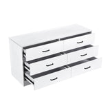 Hearth and Haven Wood Mdf Boards, 6 Drawers Dresser W370116727