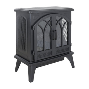 English Elm 24 Inch Infrared Quartz Stove Heater with 3d Flame Effect and Remote Control W1769112701